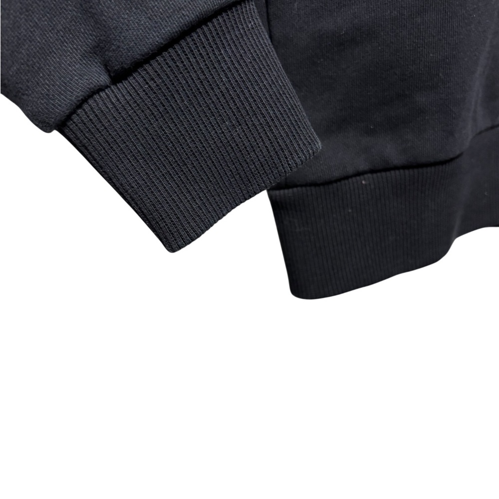 Balmain Paris Kids Crewneck Sweatshirt Spellout Logo Black/White Size 12A - Picture 4 of 12